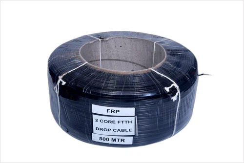 Monics FTTH 2 core Fiber Optic Cable with Coating